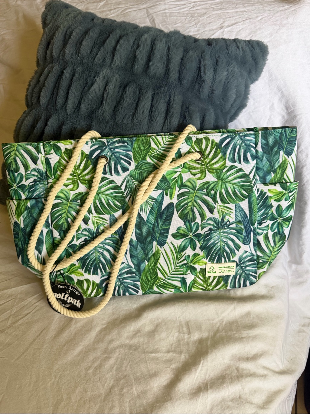 Wolfpak Green Tote Bag